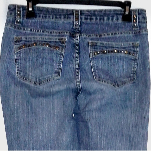 Kikit Jeans Size 8 Studded Pockets Belt Loops - Picture 4 of 4